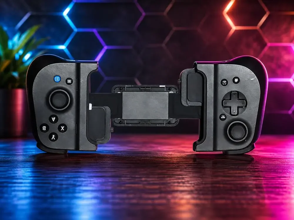 Gamevice GV216 Mobile Gaming Controller Expandable Black Gamepad